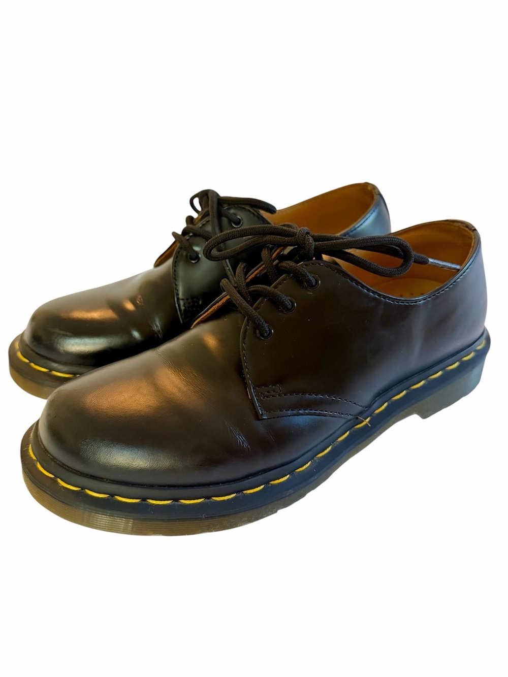 Dr. Martens 1461 Oxford Black Leather Shoes Women’s 8 Docs Derby Lace Up Goth